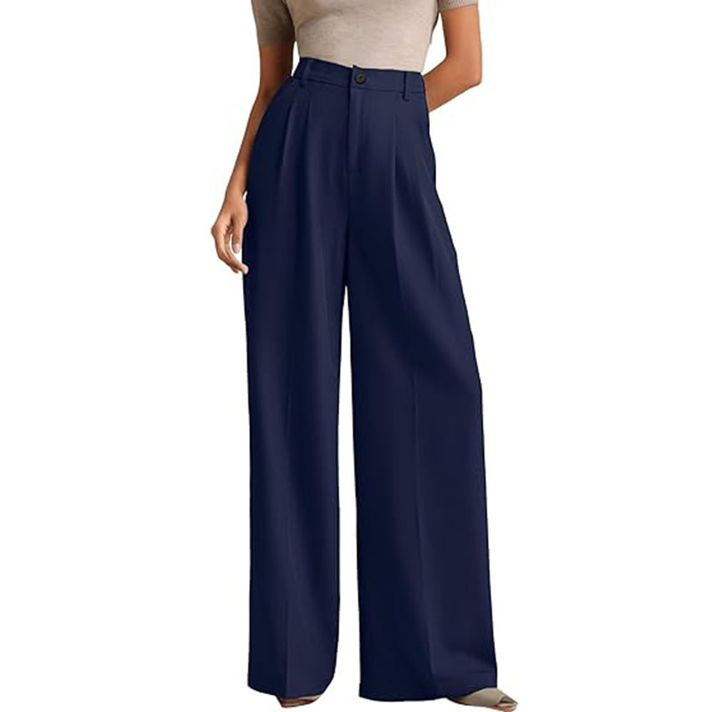Amélie High-Waist Wide-Leg Trousers